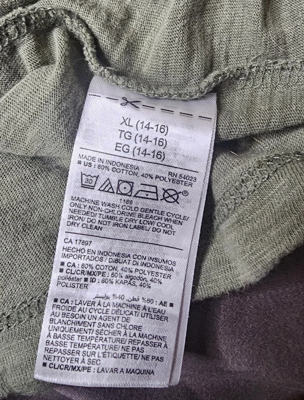 Old Navy Olive Green Sleeveless Tiered Casual Dress Girls XL